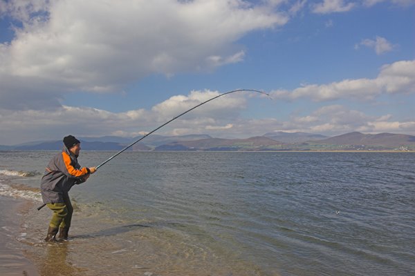 Hei ass absolut d'Draamland fir den "Shore angling". Feschen vum Ufer