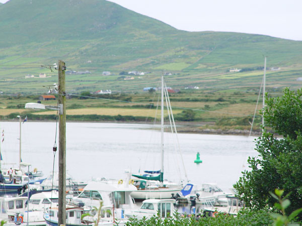 Avec belle vue sur le Marina de Cahersiveen