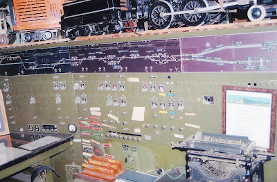 Switching control board at Greenville Railroad Park & Museum, Pennsylvania Switching control board