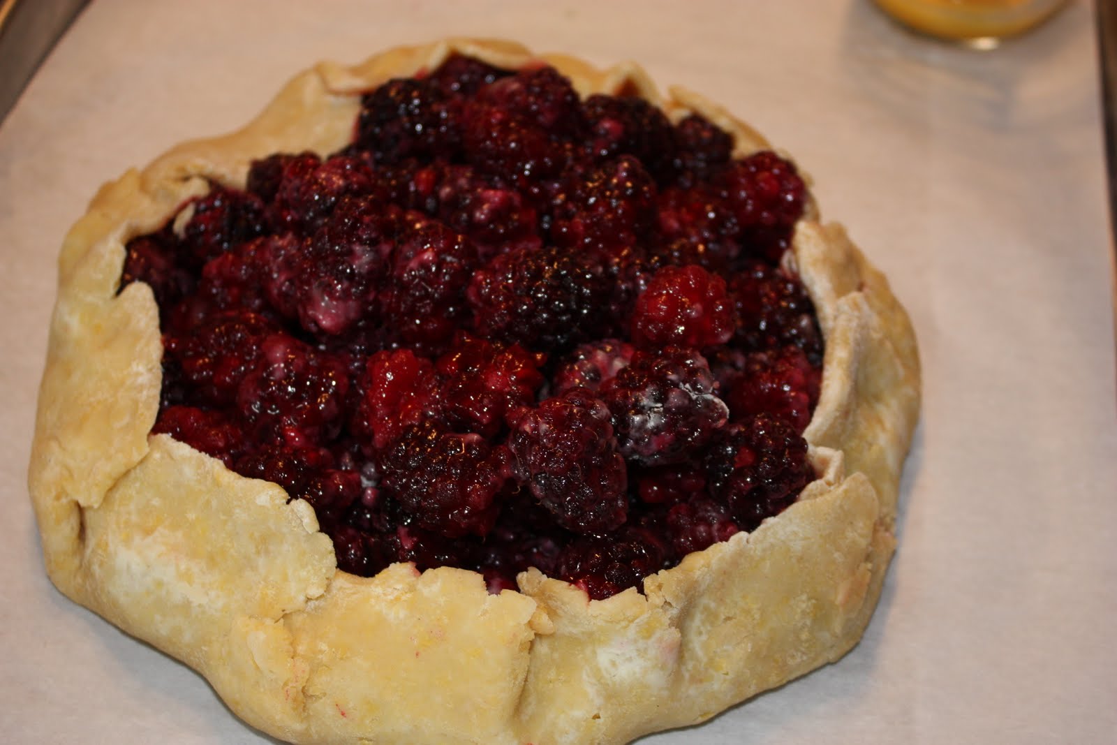 Hungry For More Rustic Boysenberry Tart