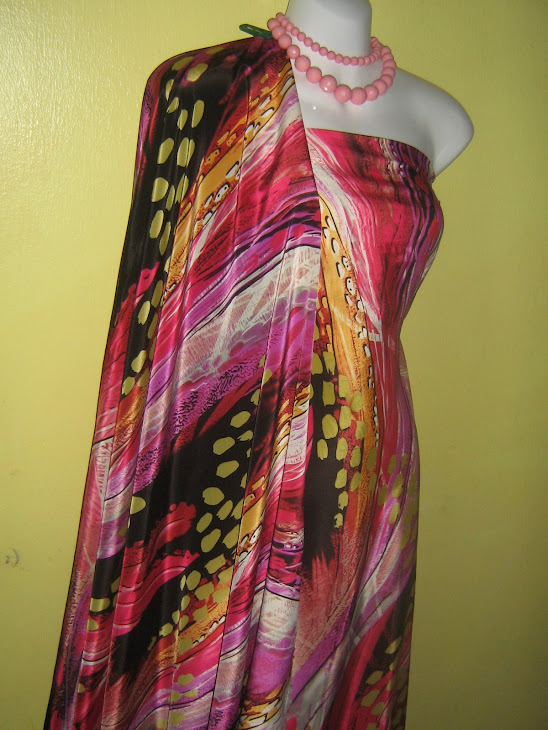 ICBR 982B: ITALIAN CREPE BUNGA RINDU BY KUSHI, 4 METER