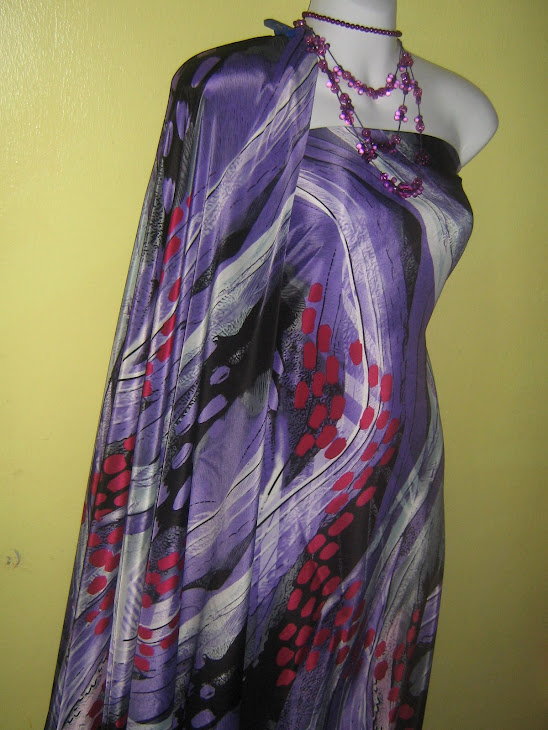 ICBR 982A: ITALIAN CREPE BUNGA RINDU BY KUSHI, 4 METER
