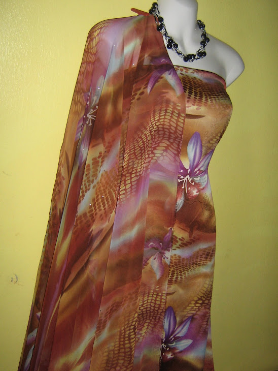 CMC 1017C: CHIFFON M/W CHIFON,2M+2M, BHG BAJU BERMANIK, JARANG &PERLU LINING