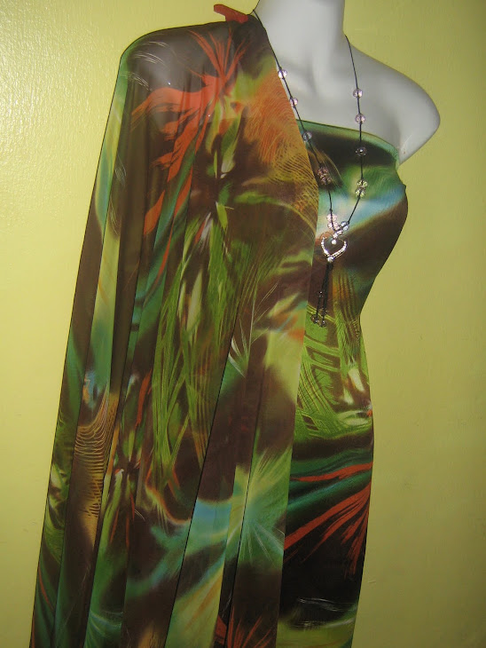 CM 1058C: CHIFFON MATCHING WITH CHIFFON, 2M+2M, BHG BAJU JARANG, DAN PERLU LINING