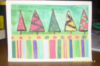 Hand-Painted Greeting Card