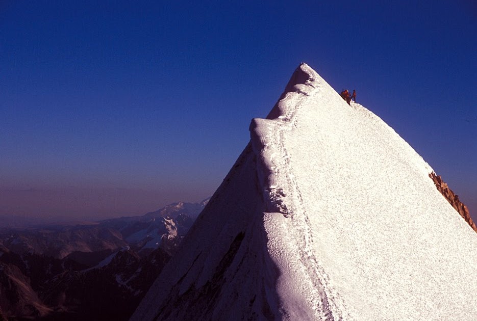 Mountain Climber Pictures summit shot of Huayna Potosi