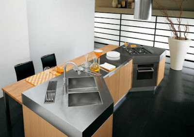 Minimalist modern kitchen top design