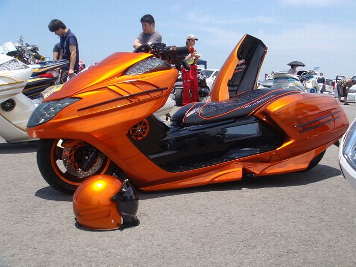 Damn Fresh Pics Cool Custom Scooters From Japan