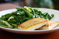 Salada de Vagem com Ervas e Tofu Frito