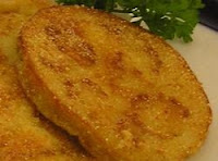 Fatias de Berinjela à Milanesa