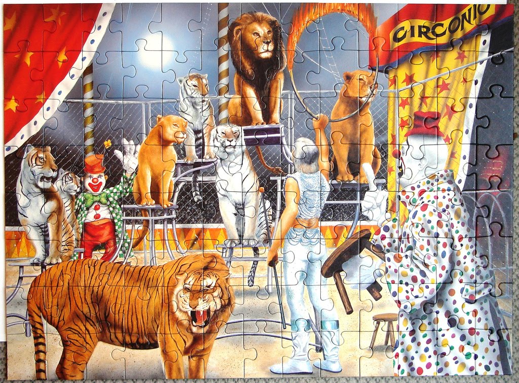 The Circus "NO SPIN ZONE" Circus Puzzle
