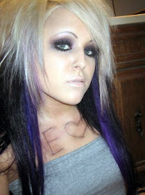 My Hair Is Emo Purple Emo Hair