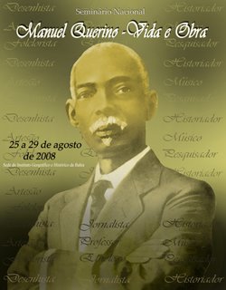 Poster for Seminar on Manuel Querino