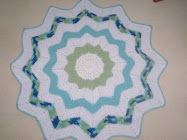 Green and Blue Round Ripple