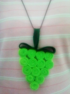kalung dari kain flanel