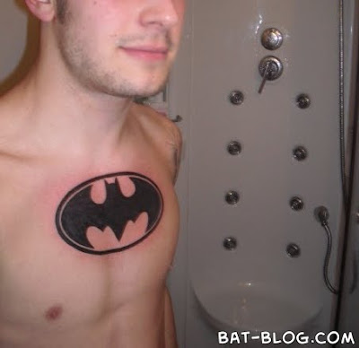 jagua tattoo batman. BATMAN TATTOO ART - Chest Logo Symbol ( Comic Book 