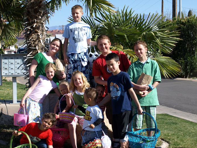 grandkids at Easter 08'