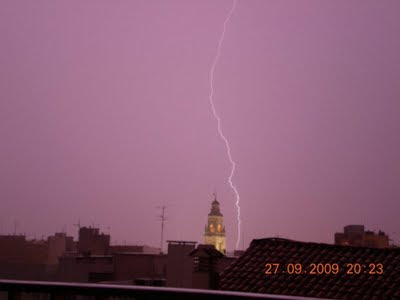 Rayo sobre Gandia