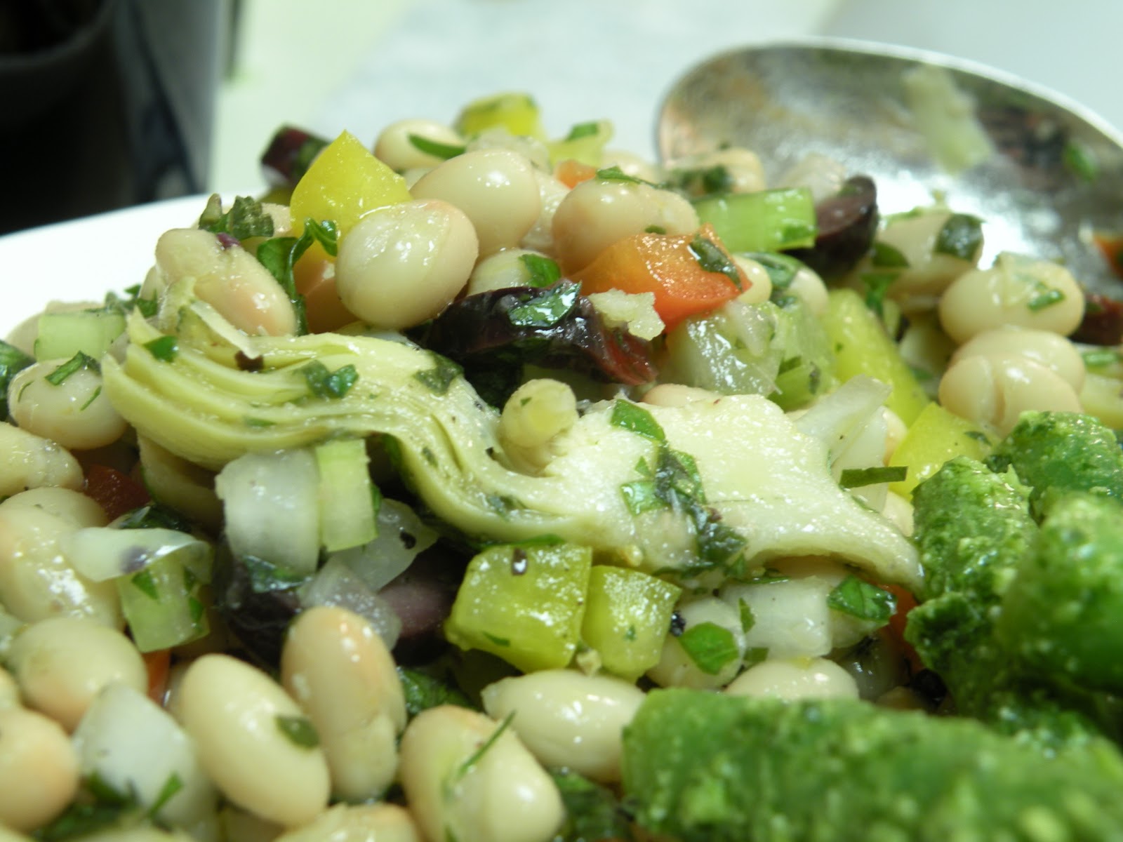 A Wayward Life White Bean and Artichoke Salad