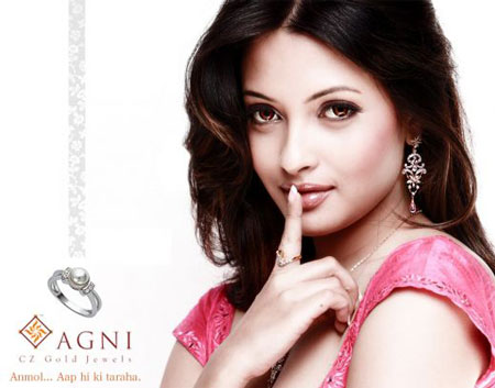 Hot Riya Sen photo at promotion for Agni jewels