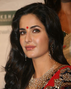 Katrina Kaif hot and sexy in red saree photo at Nakshatra Vivaah collection launch