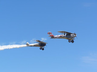 Pfalz DIII / Fokker D.VIII formation flight