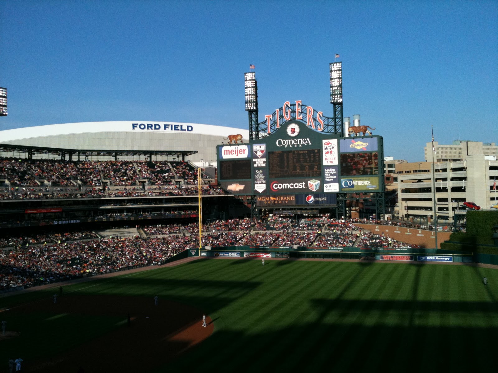 MLB Ballpark Project Comerica Park (Detroit Tigers)