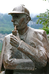 Sherlock Holmes Statue at Meiringen, Switzerland