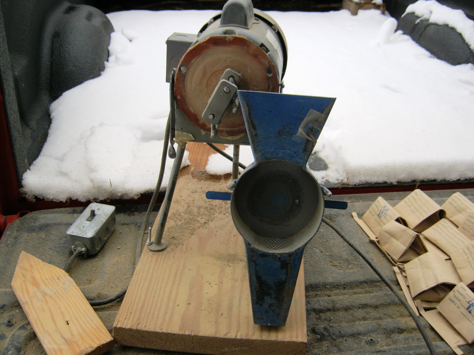 Observations in Agriculture Soil Grinding.