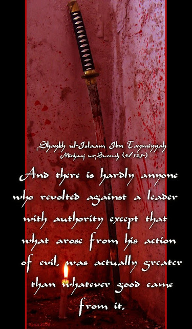 Shaykh ul-Islaam Ibn Taymiya Sobre Luchar Contra los Gobernantes Para Usurpar Una Autoridad Corrupta y Que Lleva a Un Mal Mayor Ibn+taymiyya+rullers