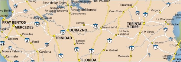 Rutas del Uruguay, Hoy Ruta 14 Viajando por Uruguay
