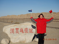 Sylvia at the start of the walk