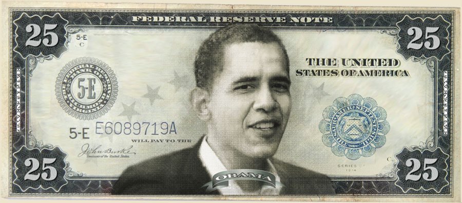 1 dollar bill american. TwentyFiveDollarBill