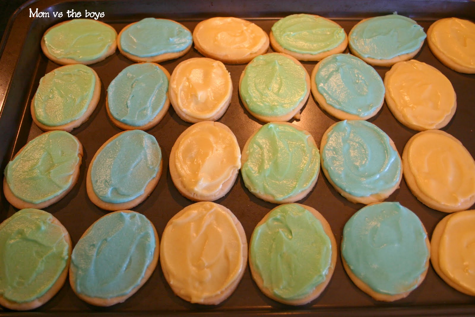 Easter Shortbread Cookies Mom vs the Boys