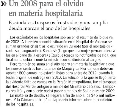 El Mercurio, Noviembre 01, 2008