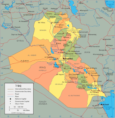 Map Of Erbil