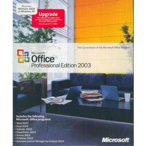  office 2003 pro upg box large Microsoft Office Professional Edition 2003 (BR)