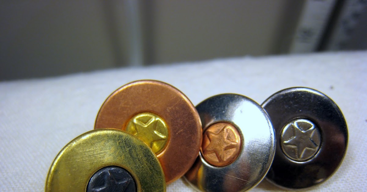 BrianSews! Ready for rivets? what about tack/jeans buttons?