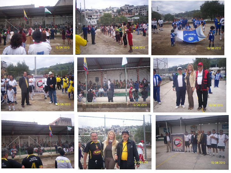 INAUGURACION DE LOS CAMPEONATOS DE INDOOFUTBOL 2010