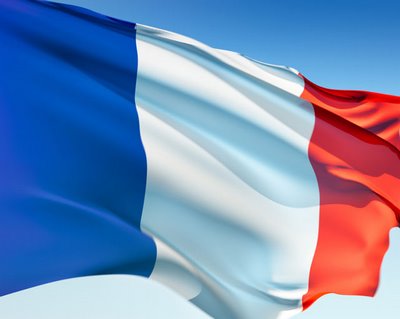 flag of france. The national flag of France is
