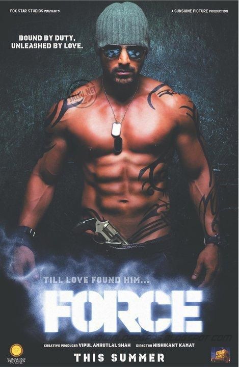 John Abraham's New Movie FORCE First Look Posters,Wallpapers Photos