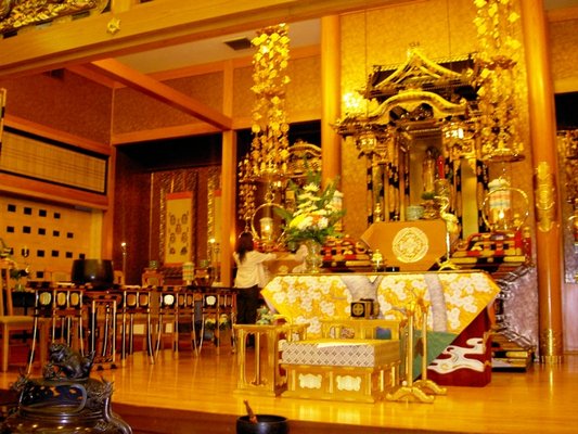 Inside Buddhist Temple