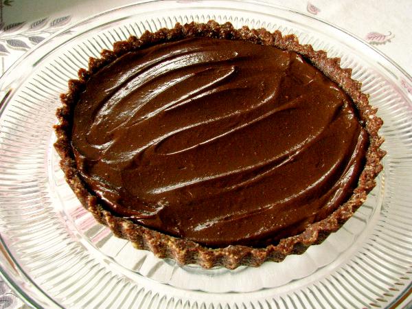 Raw Chocolate Pudding Pie