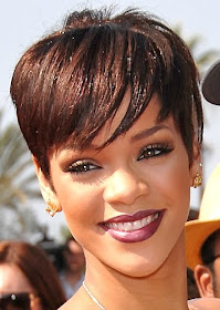 Hairstyles Sexy Rihanna Short Hair Style 2010