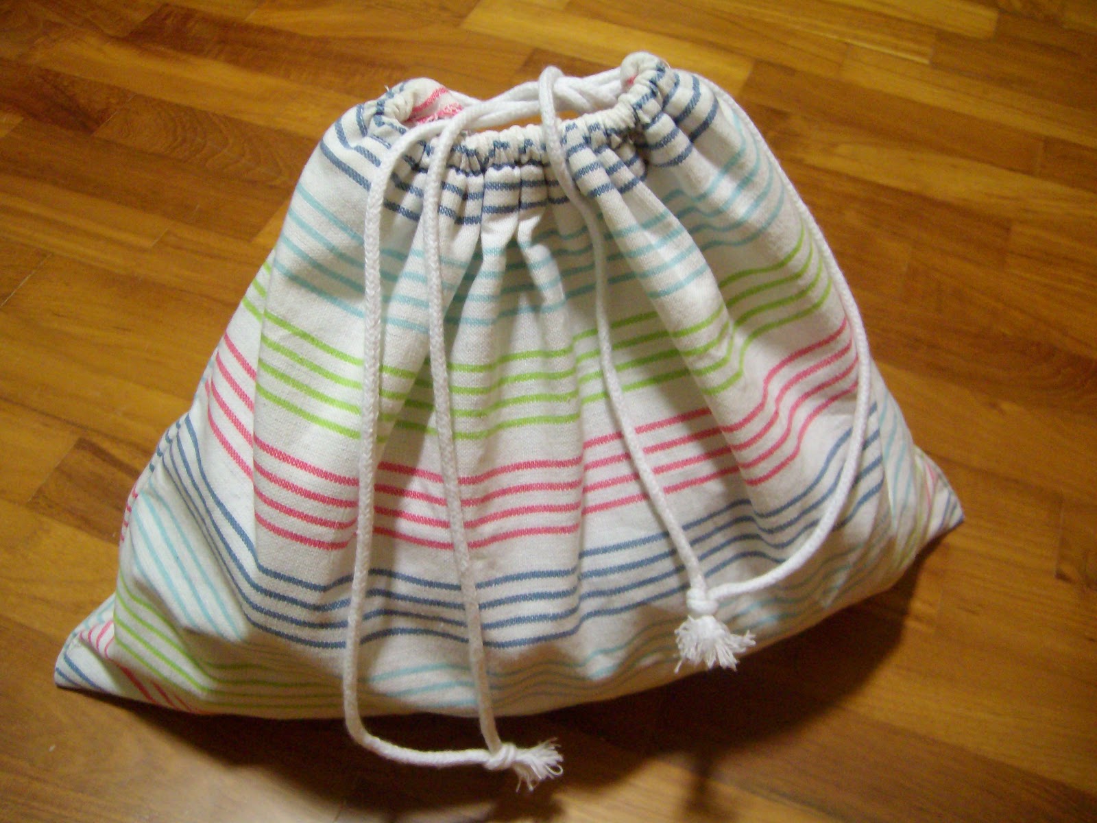 mommy sew pretty 10minute draw string bag