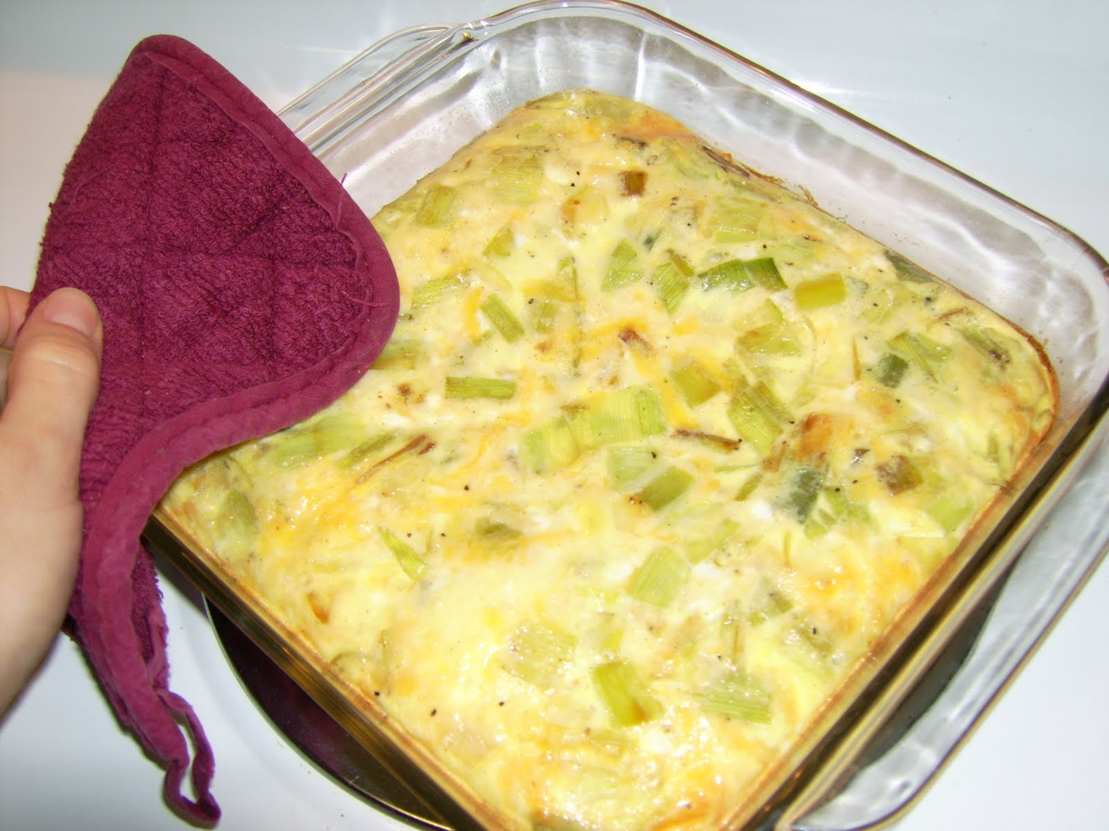 The Dutch Oven Diary Crustless Leek Quiche