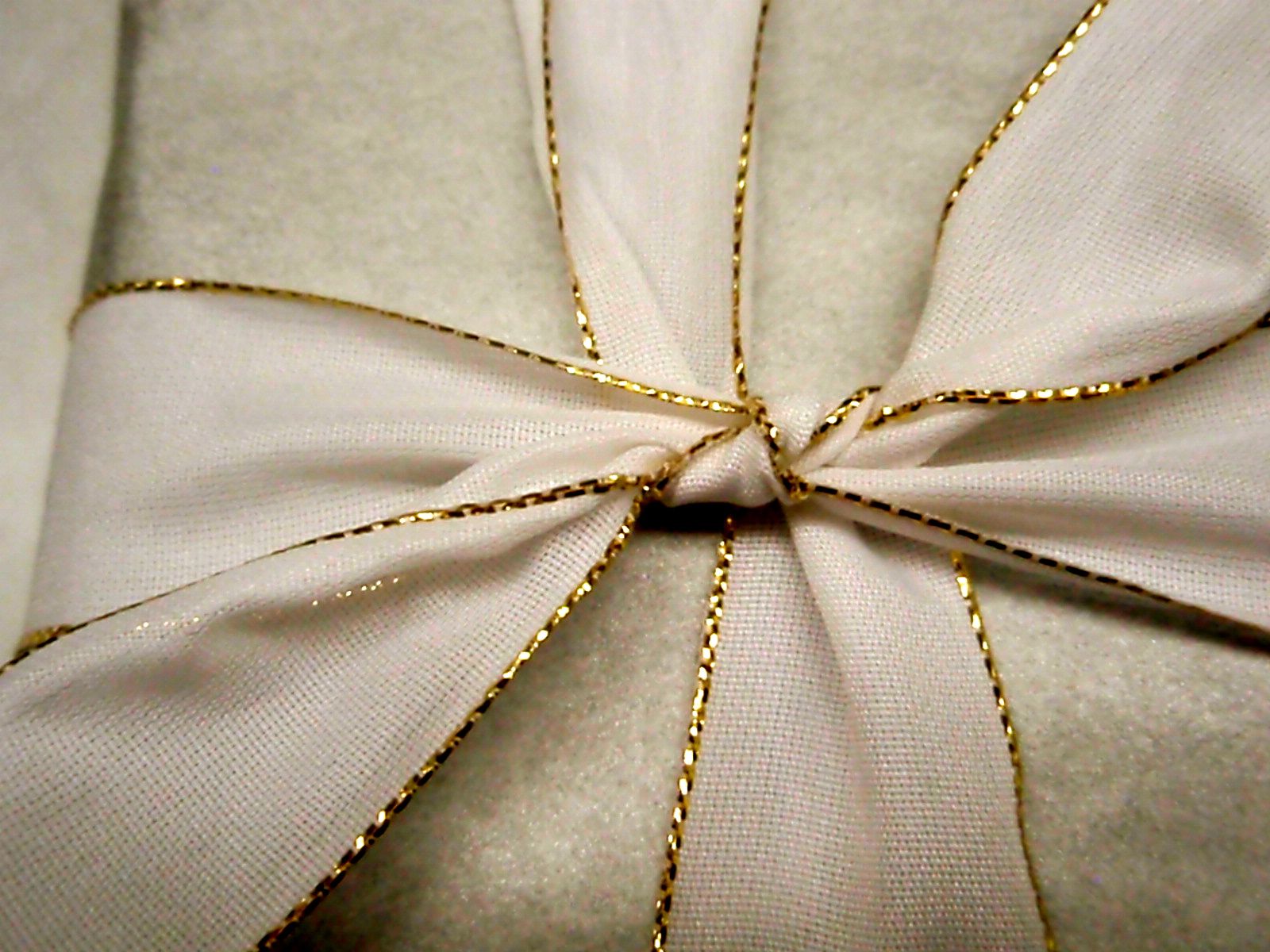 The Golden Means Wrapping paper and jewelry display