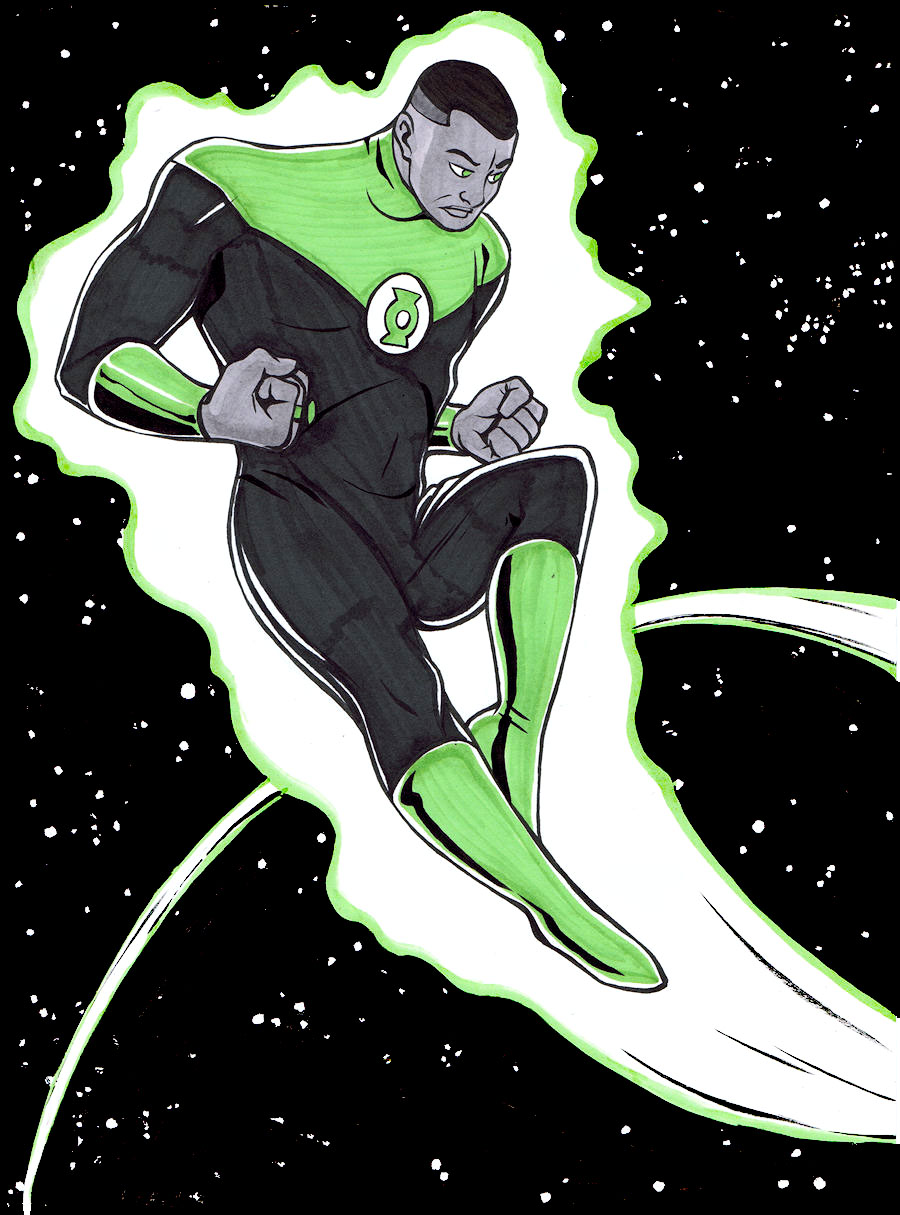 Green Lantern commission. 