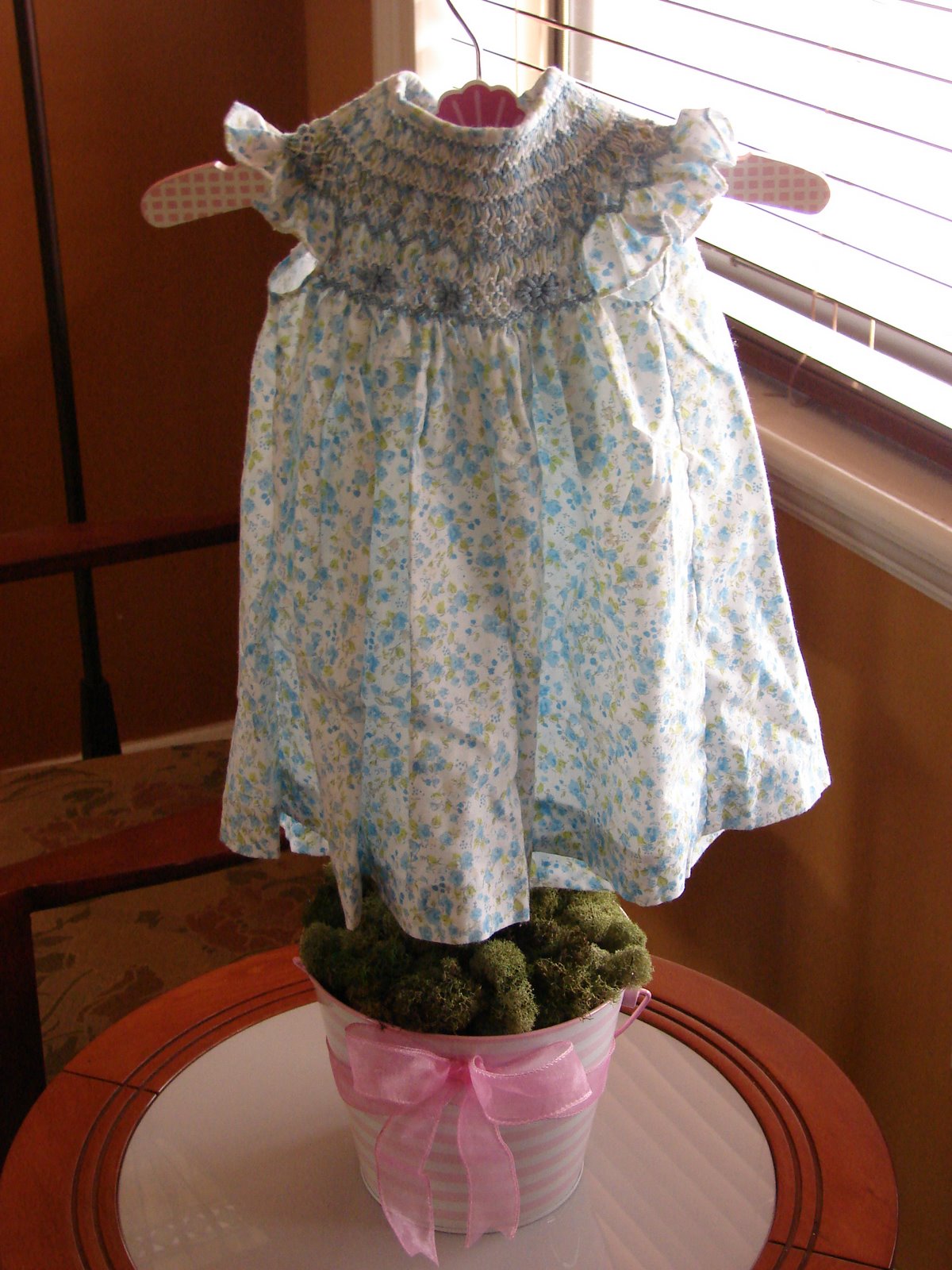Baby Dress Centerpiece