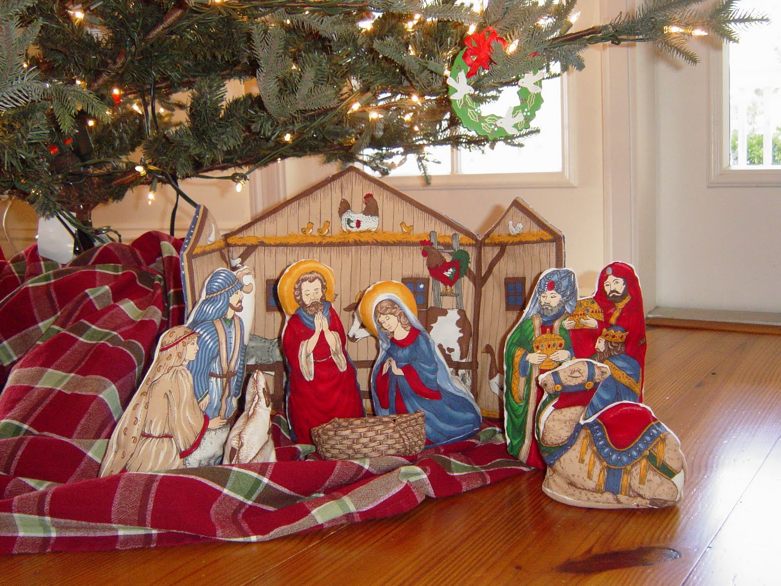 My Small Farm Life Baby Jesus Under the Tree